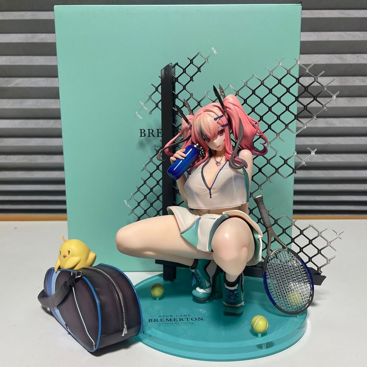 【開封品】ミメヨイ アズールレーン ブレマートン 熱々トレーニング 1/7 完成品フィギュア