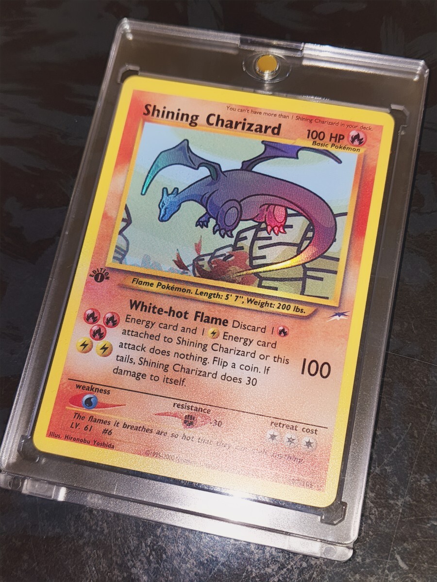Pokemon card game Shining Charizard Neo Destiny 1st Edition ひかるリザードン 英語版 初期 海外版