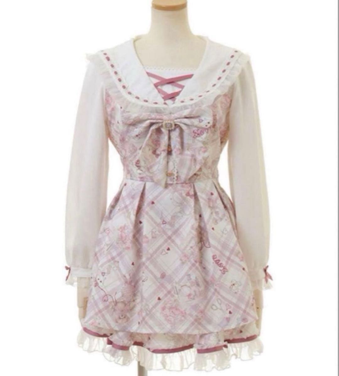 LIZLISA Sewing Bear柄セットアップ OneMall provides Yahoo Fleamarket products: LIZLISA LIZLISA Sewing