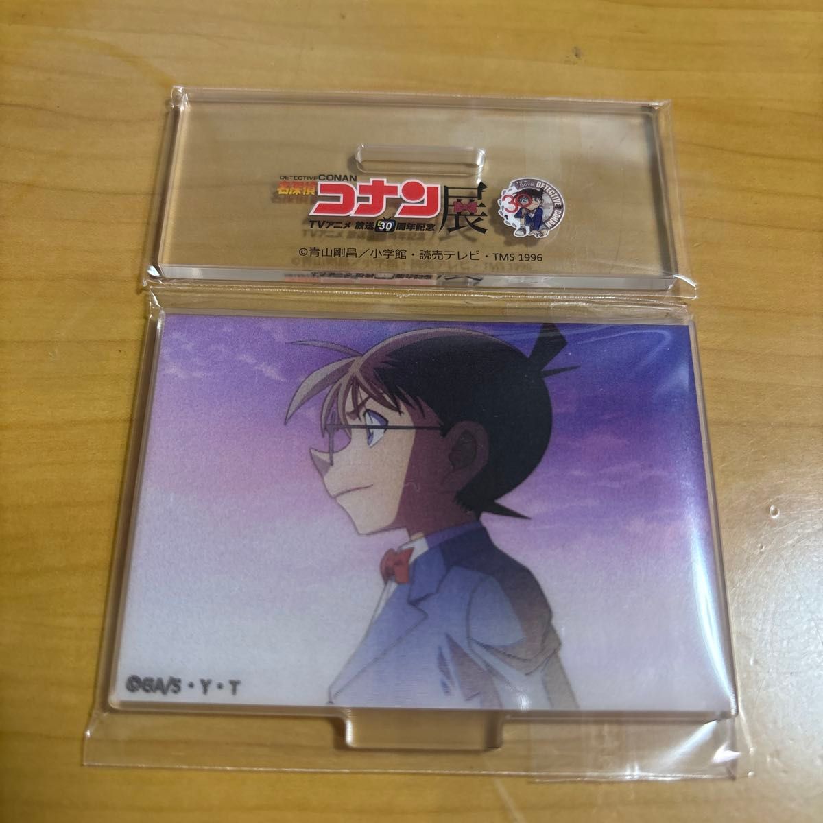 Detective Conan TV anime 30th anniversary exhibition lenticular acrylic stand of Conan Edogawa