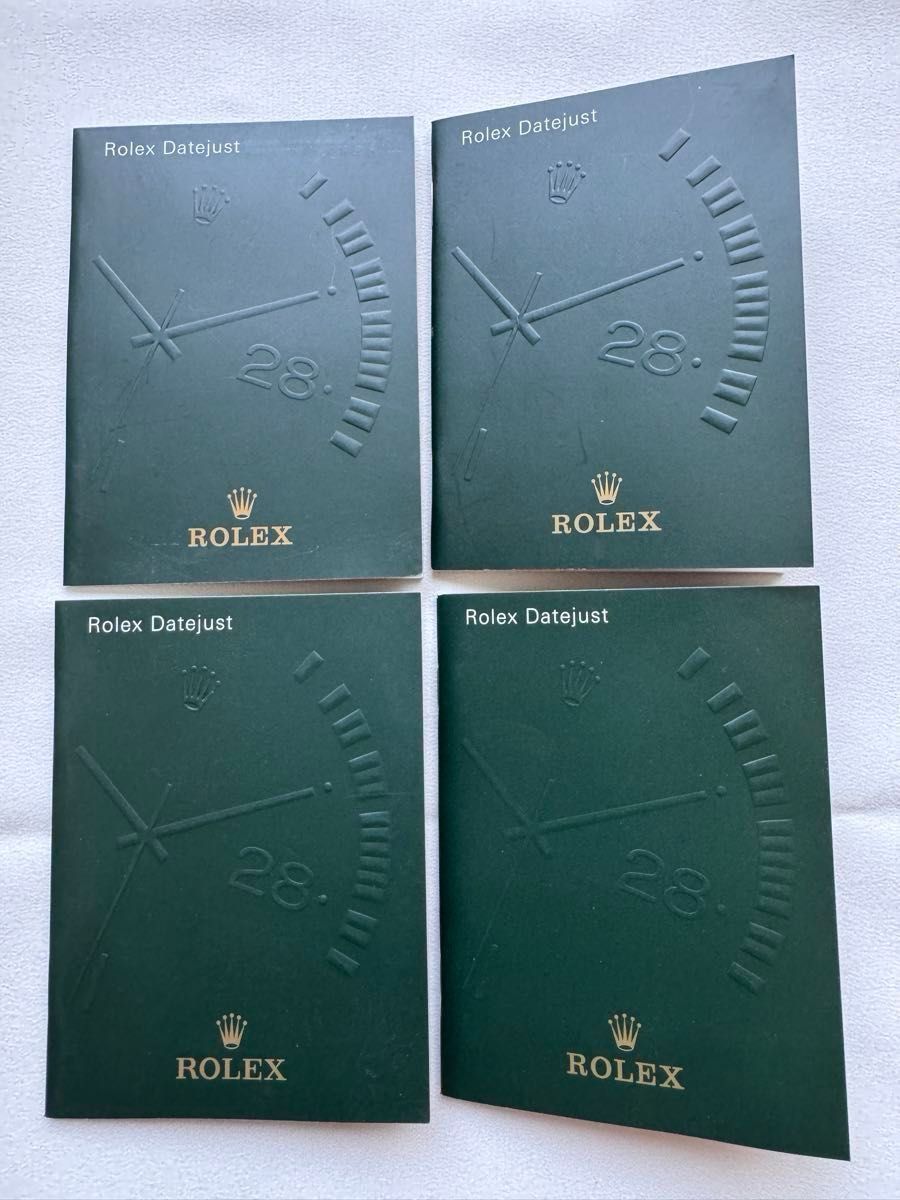 Rolex Datejust Watch - Vintage Booklet Set of 4