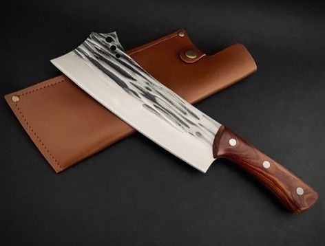 Hatchet #093 Hammered Pattern Hatchet Knife Outdoor