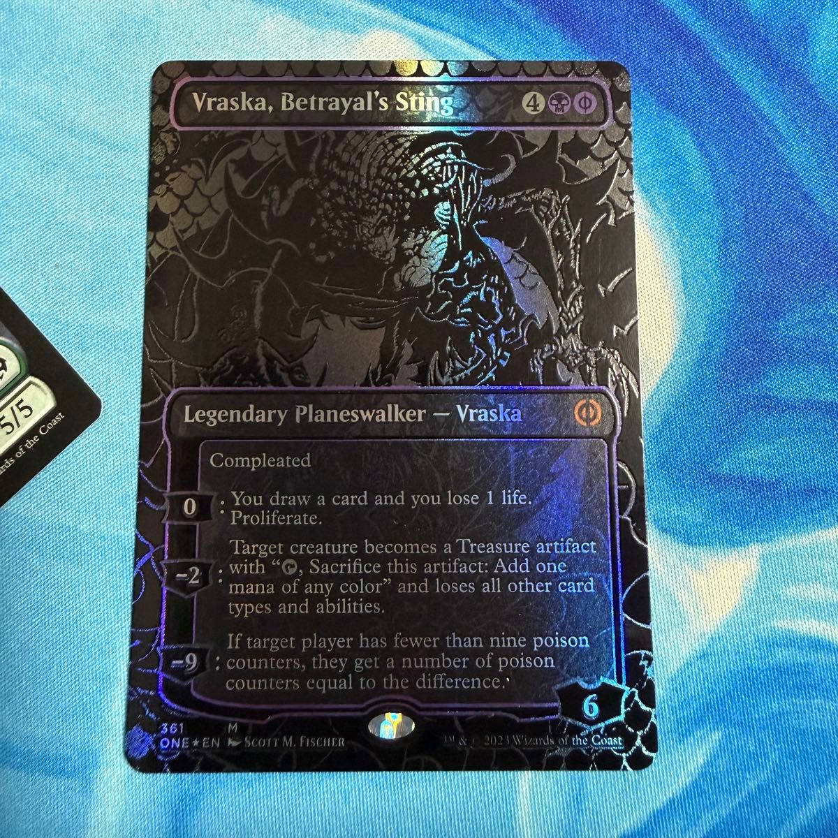 MTG 裏切りの棘、ヴラスカ / Vraska, Betrayal's Sting 英語 オイルスリックFoil