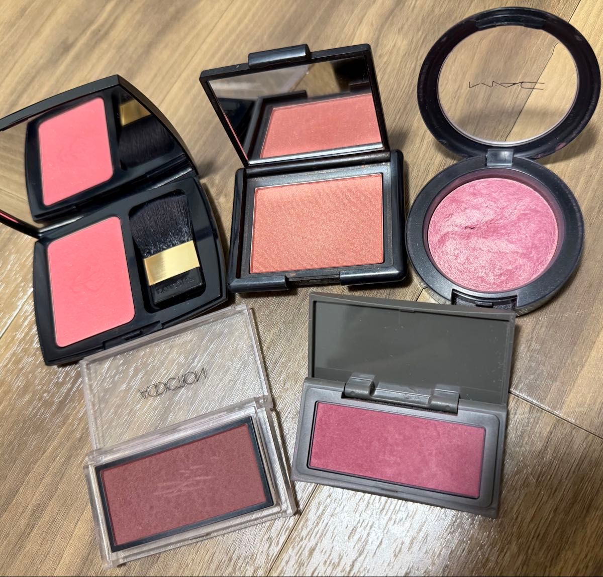 Department store cosmetics blush 5-piece set