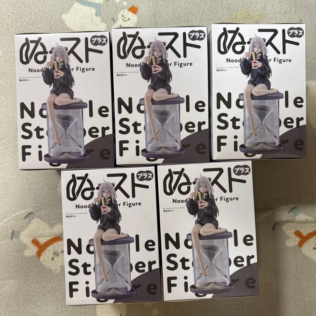 HoloLive Shirogane Botan Nude Stopper Figure Plus 5-piece Set