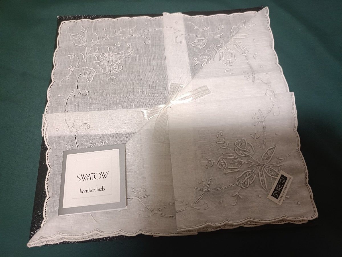 SWATOW Embroidery Handkerchief 2 Pieces