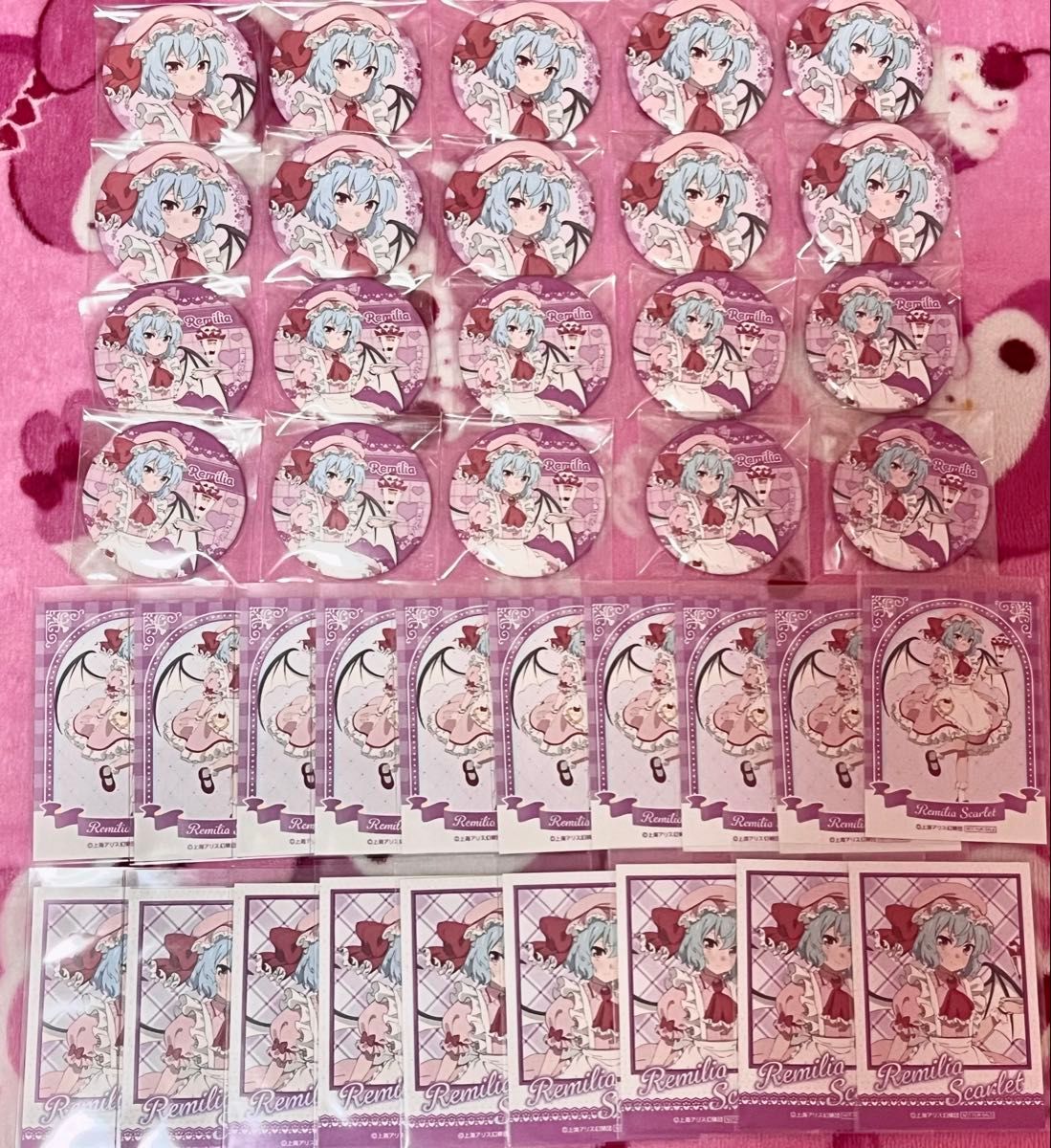 Touhou Project Remilia Scarlet Kotobukiya Bulk Sale Can Badge Card