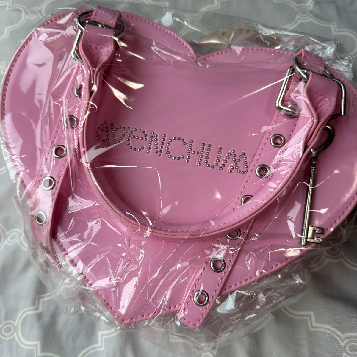 avenchumu Heart Bag Pink Jirai Kei Ryosangata