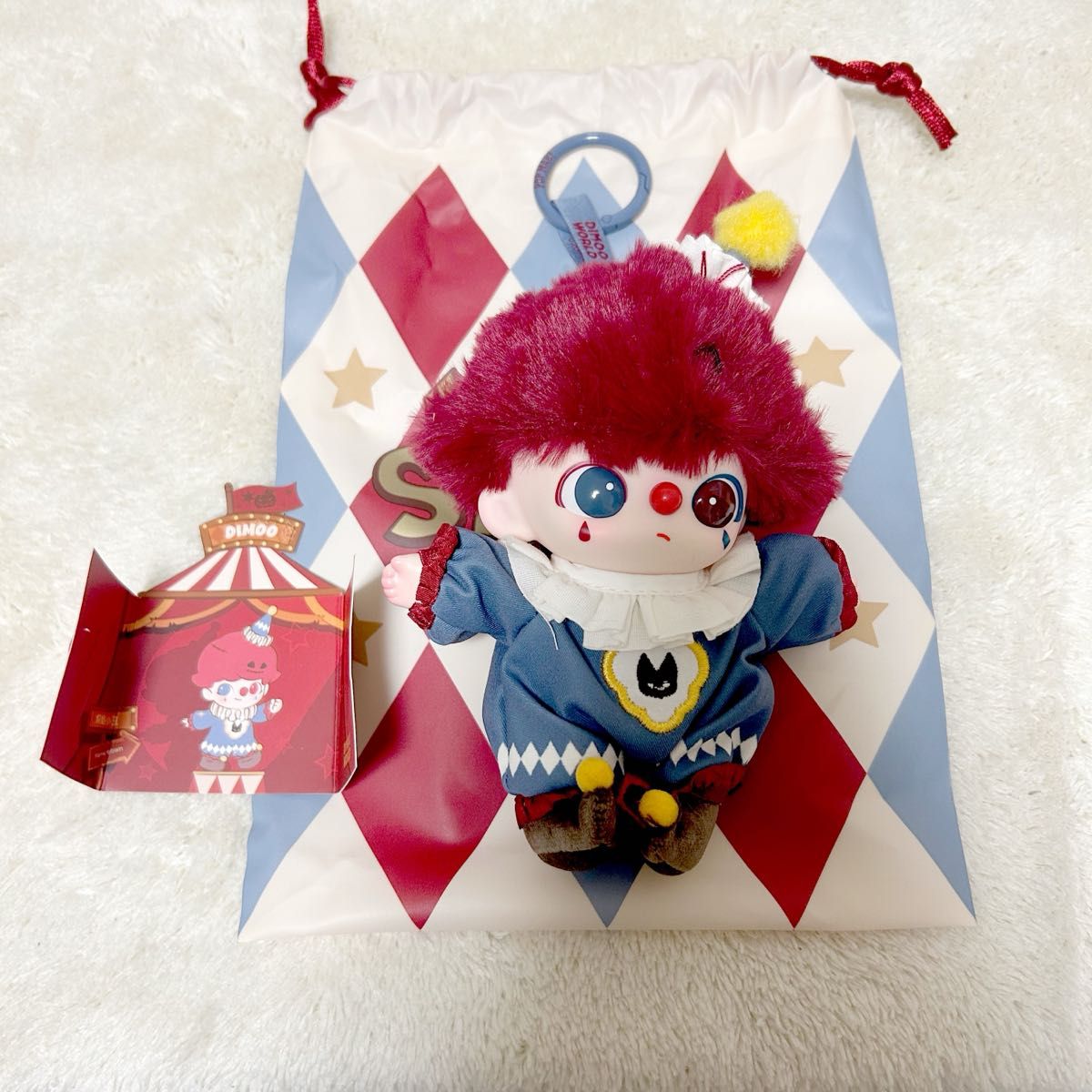 POP MART DIMOO WHY SO SERIOUS Plush Pendant Clown