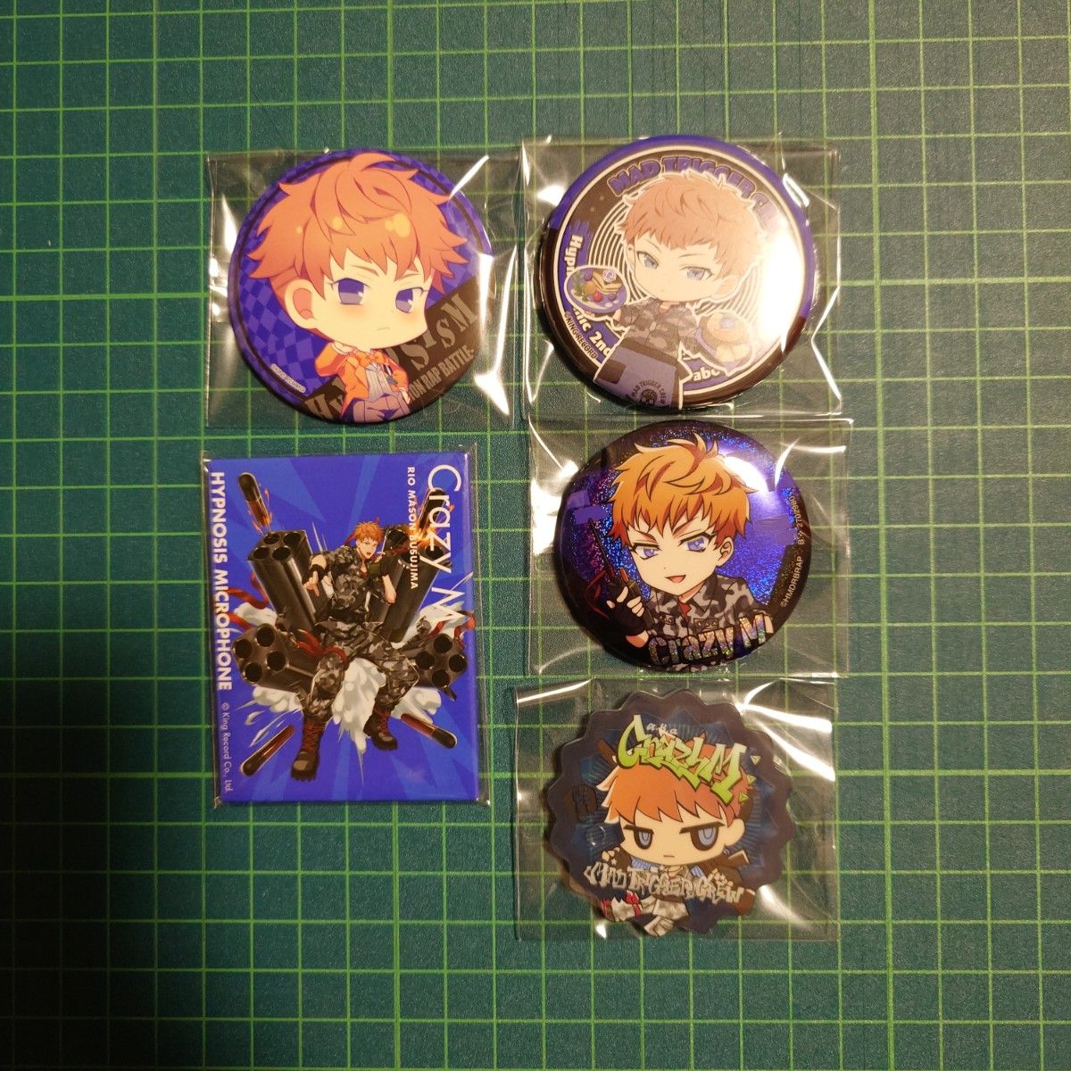 Hypnosis Mic Can Badge Rio