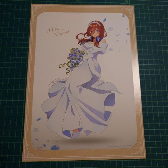 五等分の花嫁 イラストポートレート A4サイズ