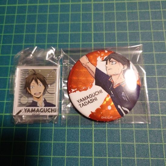 ハイキュー アクスタ 缶バッジ 山口