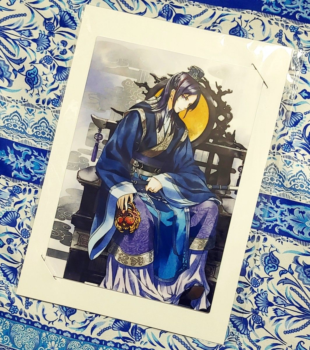 薬屋のひとりごと 原作展 コラボカフェ メタルディスプレイ 壬氏 A5 H