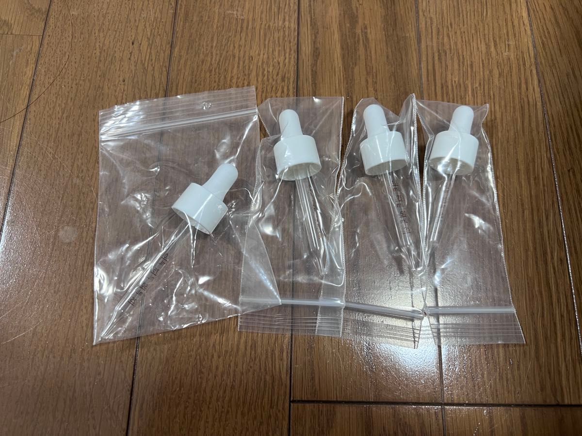スポイト 4本セット透明 クリア