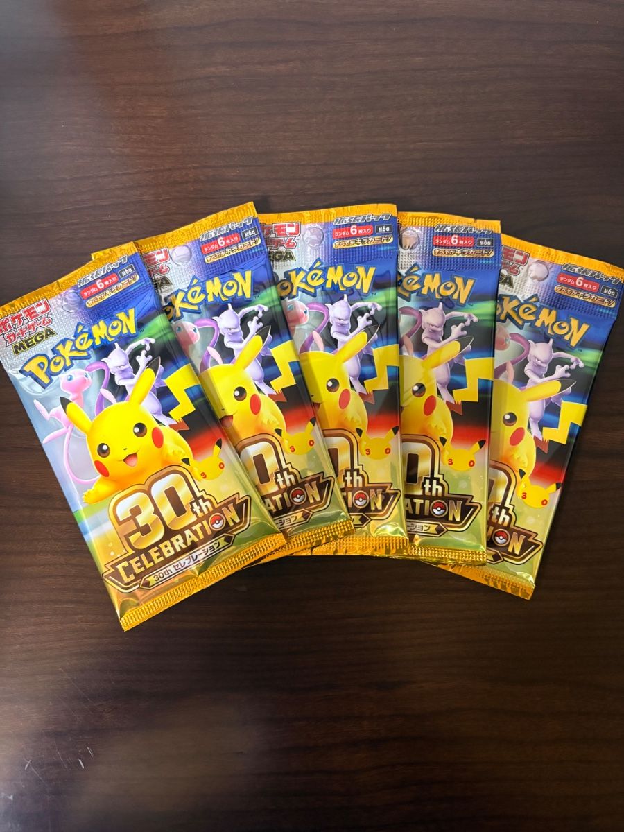 ポケモンカードゲーム 30th CELEBRATION セレブレーション 5パックセット