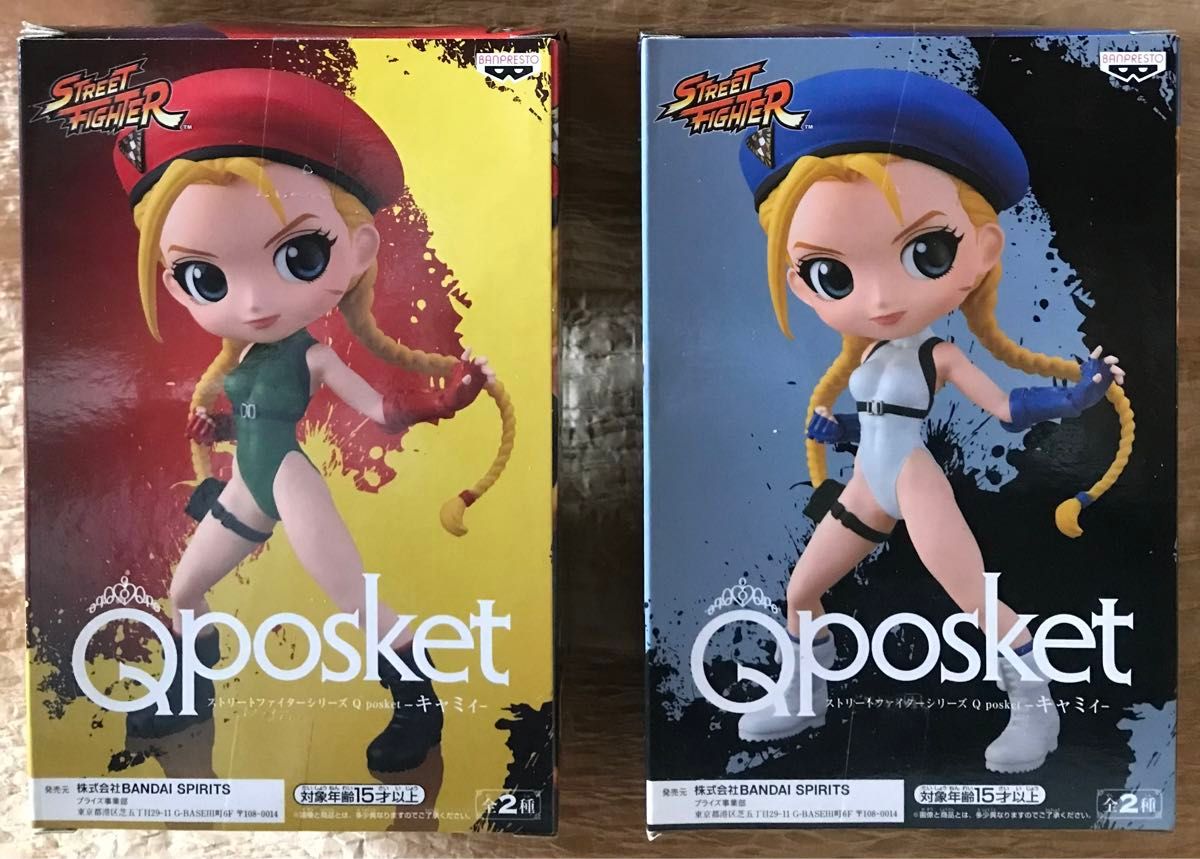 ストリートファイター【キャミィ】フィギュア2体セット【Qposketシリーズ】【宅急便送料無料】【未開封品】価格交渉はスルーします