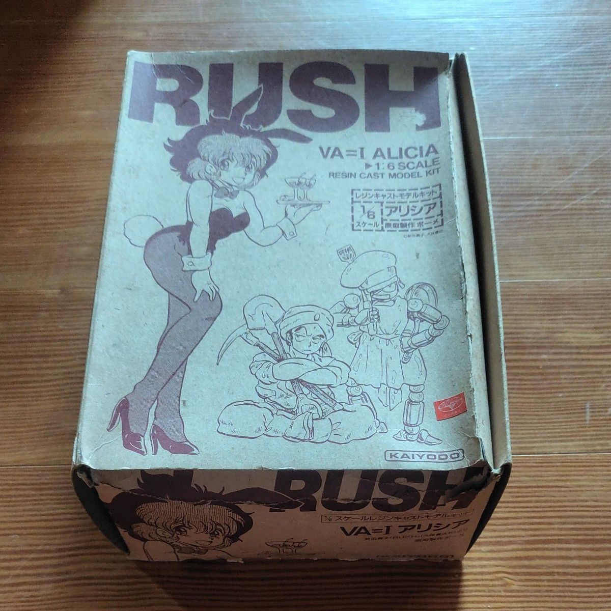 送料込み アリシア バニーガール［RUSH!］1/6 海洋堂／ボーメ 絶版ガレージキット 海洋堂 ガレージキット フィギュア