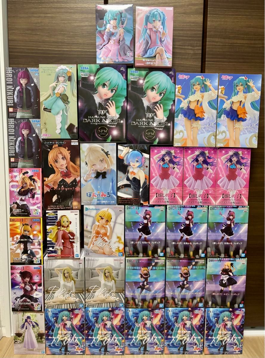 美少女 初音ミク 推しの子 ホロライブ バニー フィギュア 34個 まとめ売り