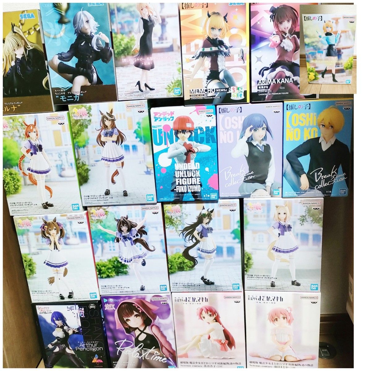 美少女プライズフィギュア19点セット! ウマ娘 推しの子 スパイ教室 まどかマギカ アンデッドアンラック 未開封新品